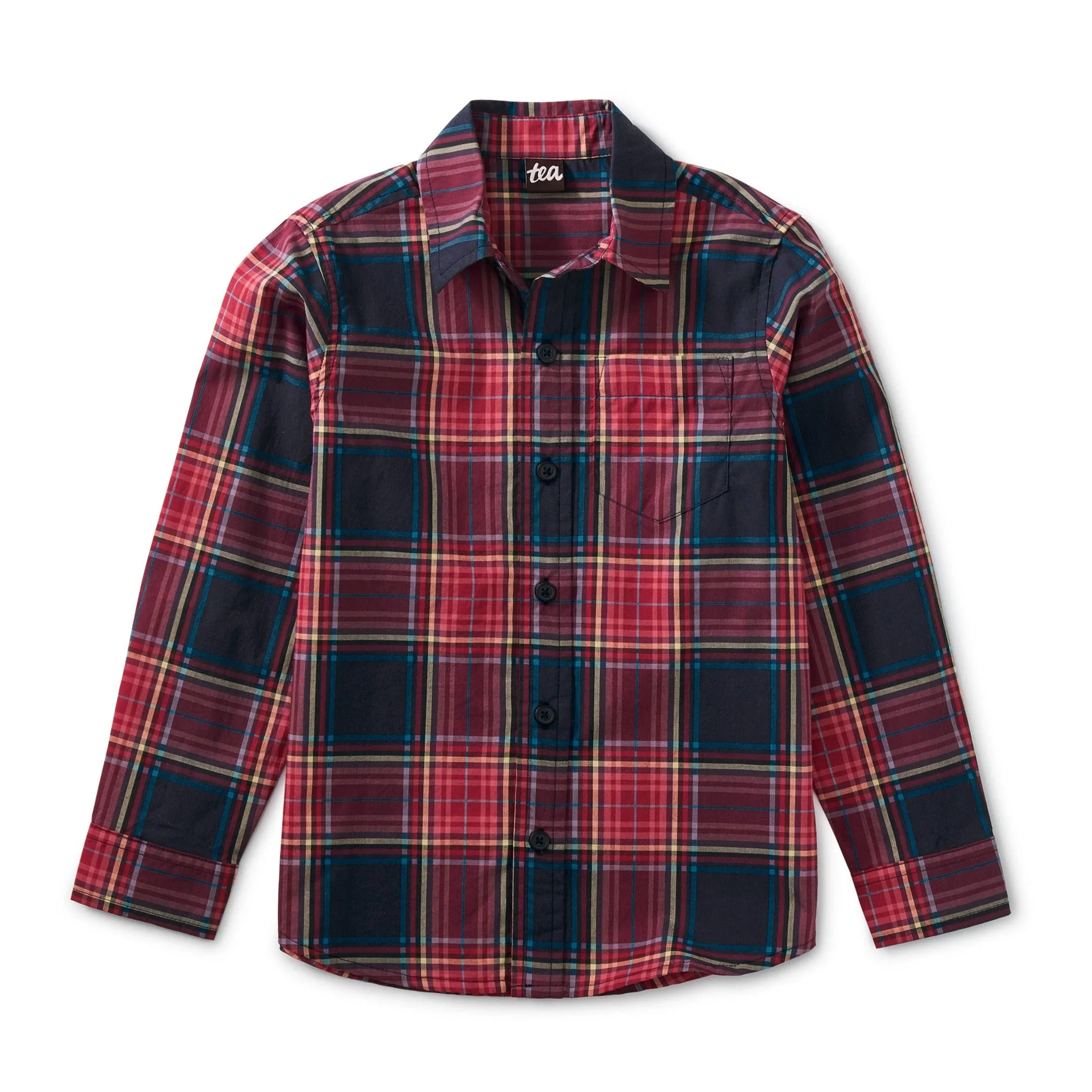 Tea Collection Matsuri Plaid Button Up Shirt