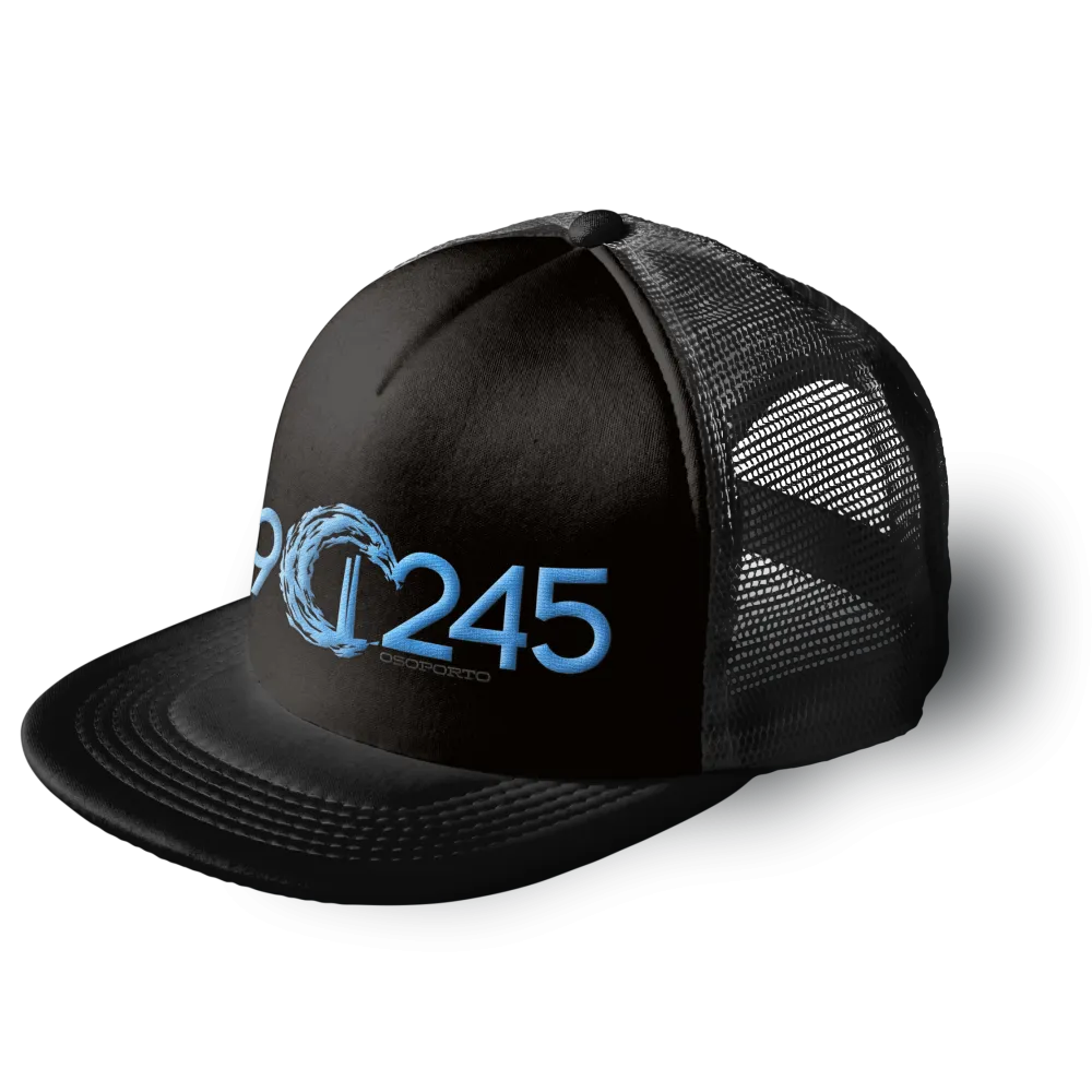 The Code: 90245 Flatbill Trucker Hat