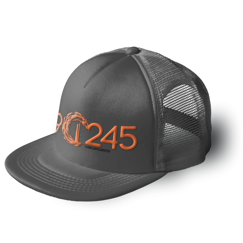 The Code: 90245 Flatbill Trucker Hat