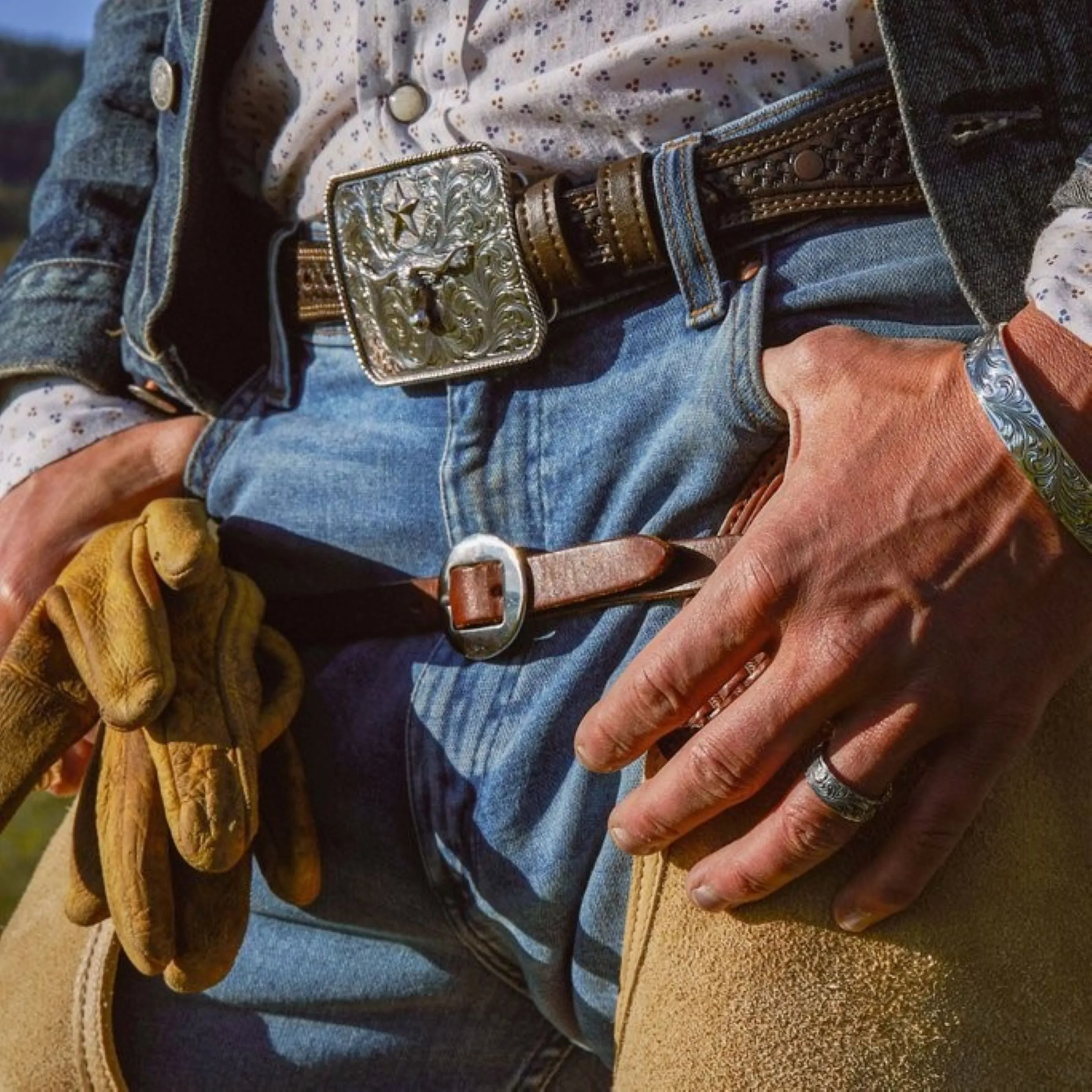 The Longhorn Star Buckle