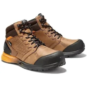 Timberland Pro Men's Reaxion Comp Toe WP Work Boot Brown TB1A1ZR1214