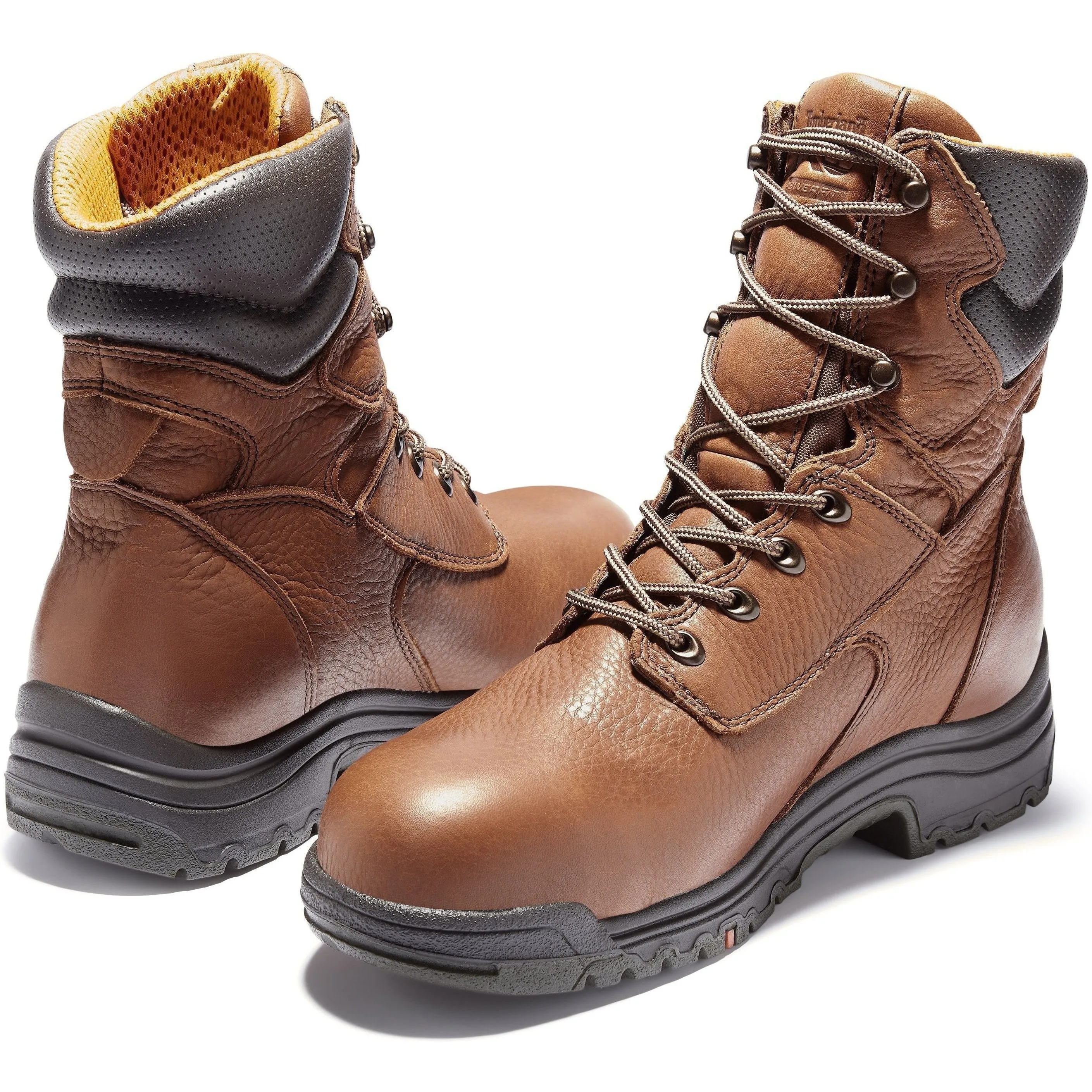 Timberland PRO Men's TiTAN 8" Alloy Toe WP Work Boot Brown TB147019210