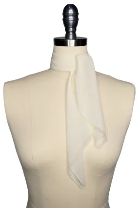 Verona Square Neck Scarf (Cream)