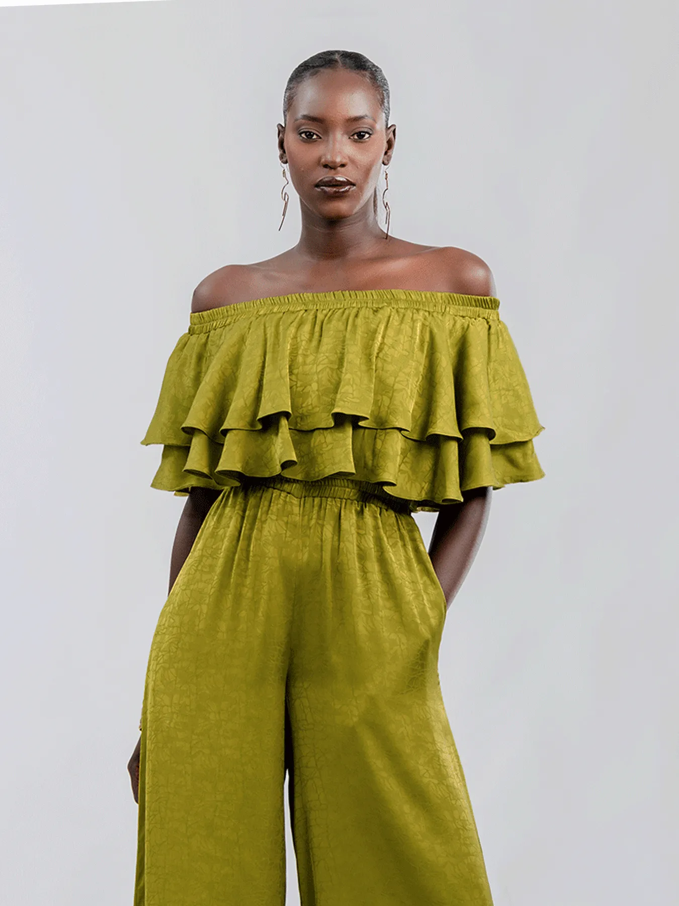 Wairu Top  - Ayel Olive