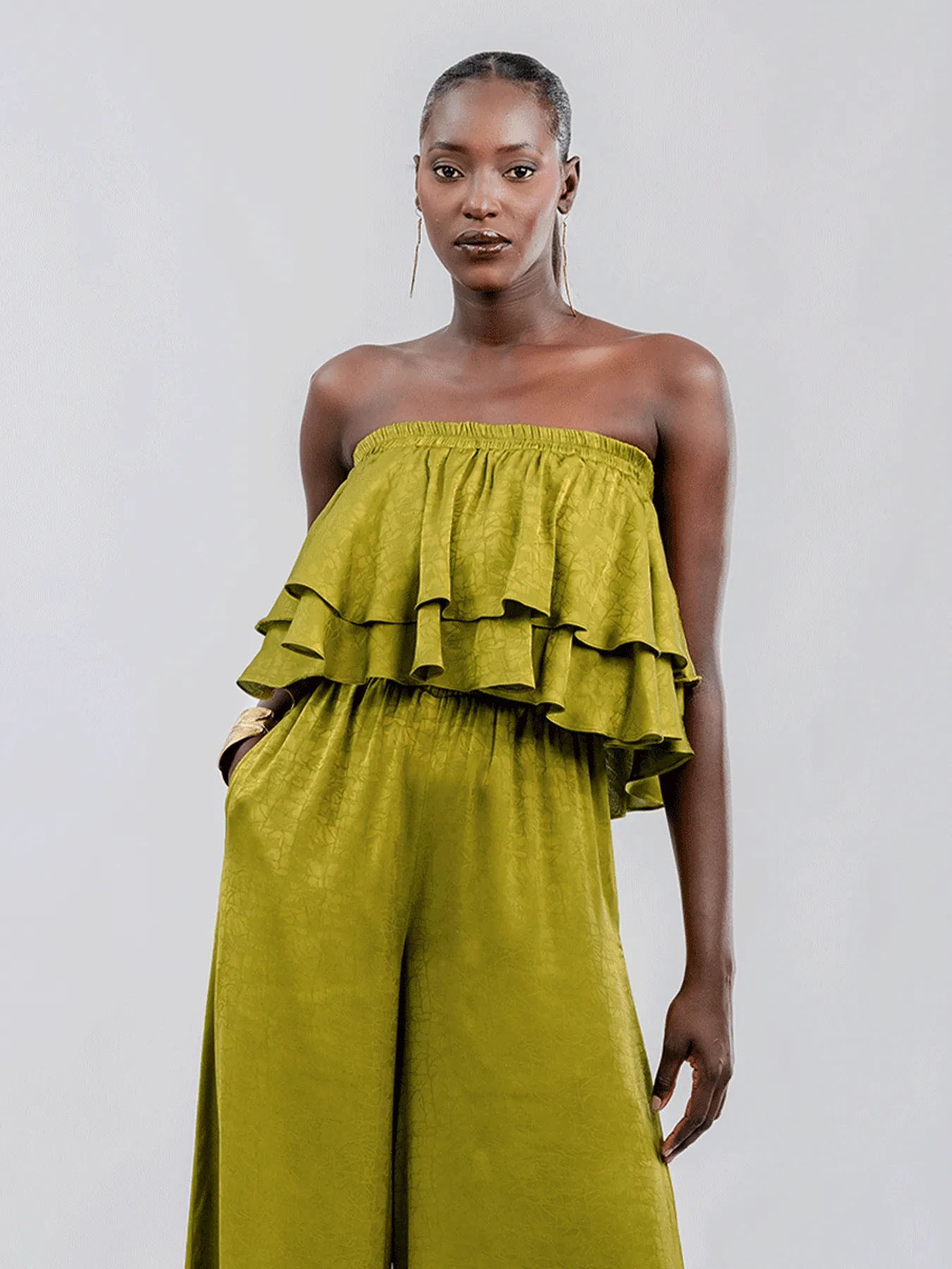 Wairu Top  - Ayel Olive